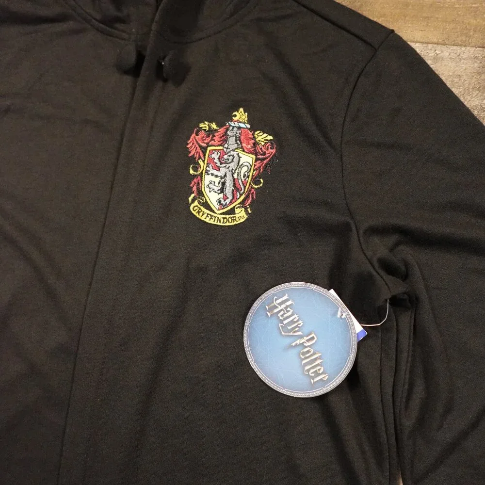 Harry Potter Gryffindor Robe pajama kids XL black NEW‎ NWT